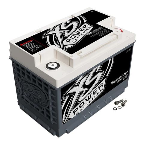 XS Power SB500-48 Super Capacitor Bank with M6 Terminal Hardware - 12 Volt 4000W 500 Farads UltraCapacitor for High-Power Car Audio Systems Or Engine Starting - 11 lbs, Ultra Lightweight in Saudi Arabia