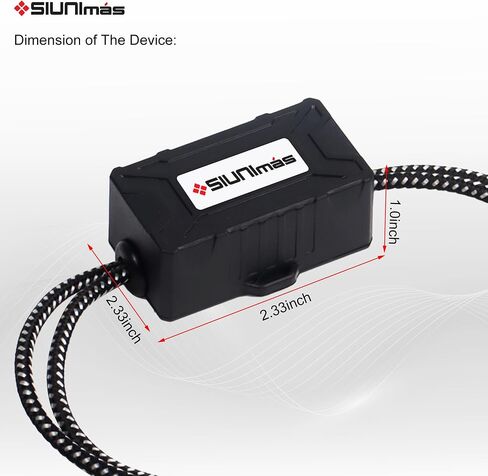 Pro RCA 2 قنوات تصميم عازل للحلقة الأرضية مع سلك مجدول من النايلون للسيارة والمسرح المنزلي باستخدام فلتر الضوضاء مع صندوق ABS متين (SIM-2CH-RCA01A) in Kuwait