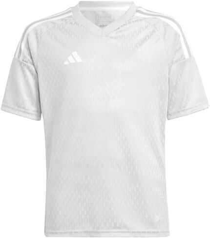 adidas Kids Boys Tiro23 Competition V Neck Short Sleeve Jersey Soccer Cleats Moisture Wicking - Black - Size XL in Saudi Arabia