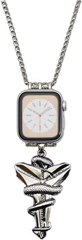 Smart Watch Necklaces Lanyard Pendant Compatible With Apple Watch 9/8/7/SE/Ultra2 S10 Apple Watch Neck Chain in Saudi Arabia