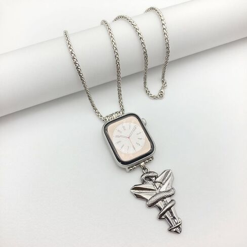 Smart Watch Necklaces Lanyard Pendant Compatible With Apple Watch 9/8/7/SE/Ultra2 S10 Apple Watch Neck Chain in Saudi Arabia