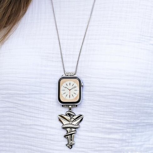 Smart Watch Necklaces Lanyard Pendant Compatible With Apple Watch 9/8/7/SE/Ultra2 S10 Apple Watch Neck Chain in Saudi Arabia