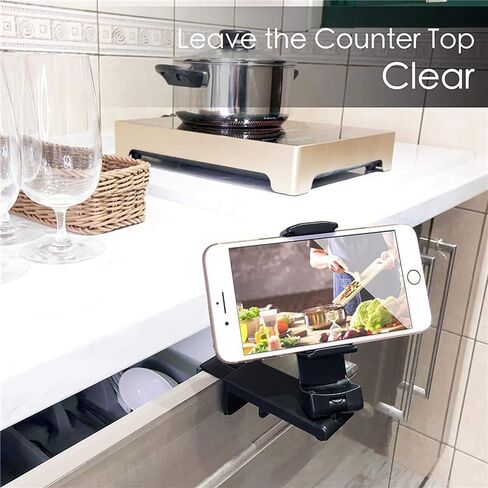 Airplane Phone Holder, Portable Travel Stand Desk Flight Foldable Adjustable Rotatable Selfie Holding Train Seat Stand, Seat Bracket in Saudi Arabia