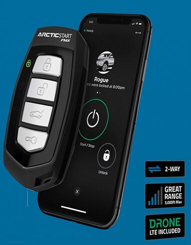 Arctic Start ARX4900S All-in-One 2-Way Remote Start Bundle with LTE LED 3000 Range in Saudi Arabia