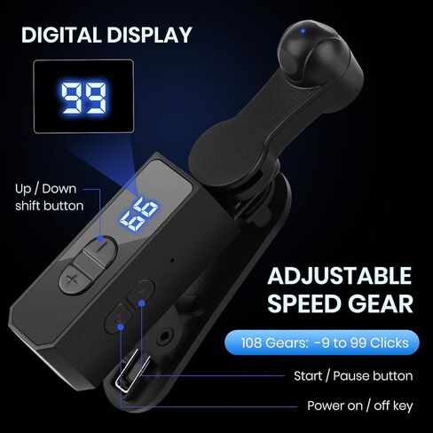 إعادة شحن جهاز النقر التلقائي للهواتف الذكية، جهاز النقر بسرعة جهاز شاشة الهاتف لتطبيقات iPhone iPad، النقر السريع لمحاكاة الإصبع، النقر المستمر للعبة، إعجابات البث المباشر، صفقة البرق، مهمة المكافأة (أسود) in Kuwait