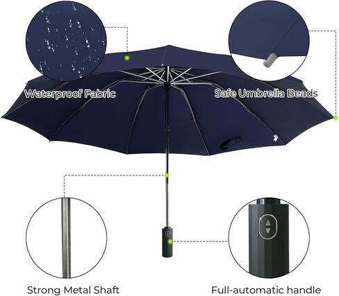 LLanxiry Compact Travel Umbrella, Mini Windproof Umbrellas for Rain & Sun, Small Lightweight Outdoor UV Umbrella, Portable Folding Umbrellas for Travel (the underwater world) in Kuwait