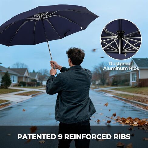 LLanxiry Compact Travel Umbrella, Mini Windproof Umbrellas for Rain & Sun, Small Lightweight Outdoor UV Umbrella, Portable Folding Umbrellas for Travel (the underwater world) in Kuwait