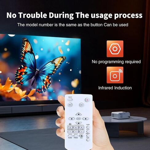 YT-141 Projector Remote Control Replace fit for Casio Projector XJ-V10X XJ-V110 XJ-F10X XJ-F20XN XJ- F100W XJ-F200WN XJ-F210WN in Saudi Arabia