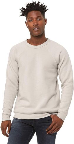 Bella + Canvas Unisex Sponge Fleece Crewneck Sweatshirt XL HEATHER MUSTARD in Saudi Arabia