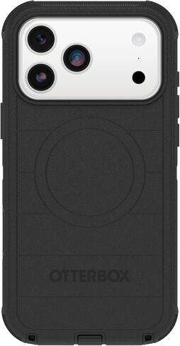 حافظة OtterBox iPhone 17 Pro Max Defender Pro Series - أسود - حافظة iPhone قوية وقوية ومتينة، مثبتة على MagSafe in Kuwait
