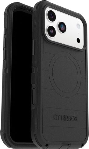 حافظة OtterBox iPhone 17 Pro Max Defender Pro Series - أسود - حافظة iPhone قوية وقوية ومتينة، مثبتة على MagSafe in Kuwait