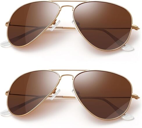 Classic Aviator Sunglasses for Men Womens Polarized UV400 Protection Driving Sunglasses in Saudi Arabia