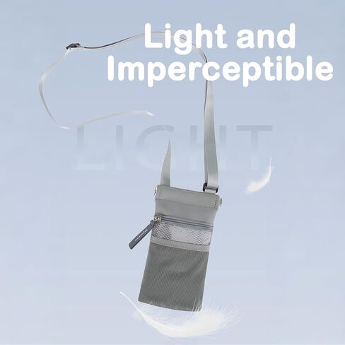 محفظة هاتف كروس مع حامل زجاجة مياه - حقيبة هاتف خلوي متعددة الوظائف مع سحاب وجيوب شبكية، حامل هاتف لهاتف iPhone 17/16/15/14/13 Pro Max Plus، Samsung Galaxy (أسود) in Kuwait