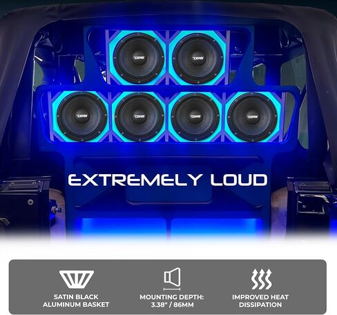 DS18 8XL800N-4 8" Mid-Range Loudspeaker with Neodymium Magnet | 4-ohm in Saudi Arabia