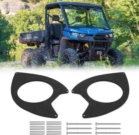 JERBOR for Can-am Defender Overhead 6.5 بوصة محولات مكبر الصوت، محولات مكبرات الصوت مجموعة أدوات تثبيت السقف لترقية الصوت UTV in Saudi Arabia