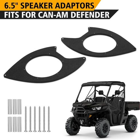JERBOR for Can-am Defender Overhead 6.5 بوصة محولات مكبر الصوت، محولات مكبرات الصوت مجموعة أدوات تثبيت السقف لترقية الصوت UTV in Saudi Arabia