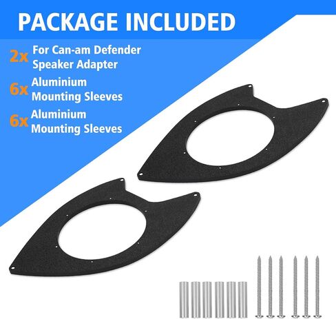 JERBOR for Can-am Defender Overhead 6.5 بوصة محولات مكبر الصوت، محولات مكبرات الصوت مجموعة أدوات تثبيت السقف لترقية الصوت UTV in Saudi Arabia