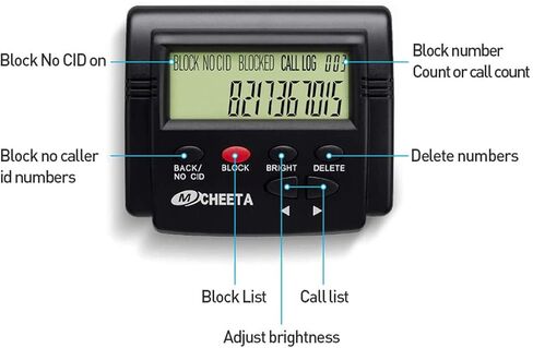 ZSEM Call Blocker for Landline Pnes Telepne 2000 Caller ID Box Blocking One Touch Number Block Device Block Unwanted Robocalls and Nunce Calls in Saudi Arabia