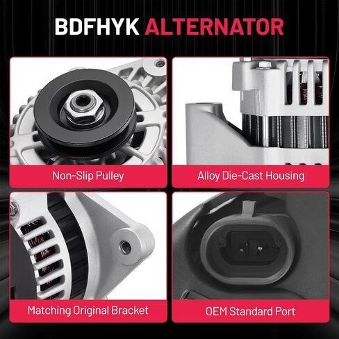 مولد BDFHYK متوافق مع PLEASURECRAFT 2002-2005 350CI 5.7L/305CI 5.0L استبدال 8466، RA097007L،18-6288 in Saudi Arabia
