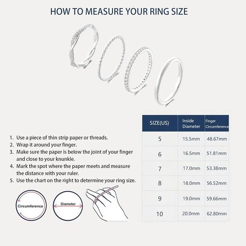 Gold Stackable Rings for Women Non Tarnish, Dainty 14K Gold Plated Stacking Thumb Rings Set Cubic Zirconia Stack Thin Ring Trendy Statement Promise Wedding Bands Rings for Women Size 5-10 in Saudi Arabia