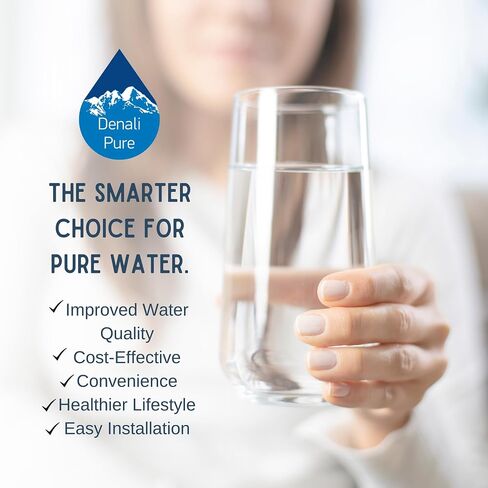 Denali Pure Replacement for Viking RWFFR Refrigerator Water Filter - Compatible with Viking UKF8001 Fridge Water Filter Cartridge in Saudi Arabia