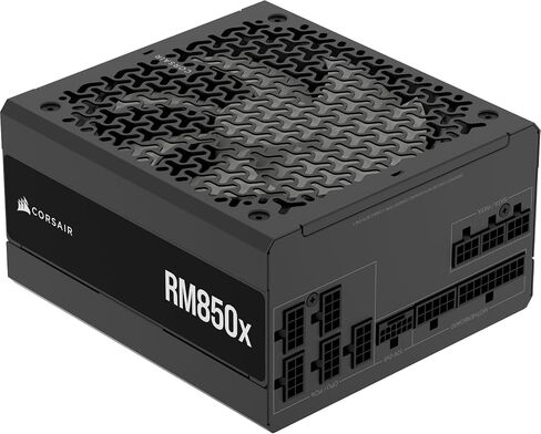 CORSAIR RM850x ATX 3.1 PCIe 5.1 Ready Fully Modular 850W Power Supply – Low-Noise, Cybenetics Gold Efficiency, Native 12V-2x6 Connector – Black in Kuwait