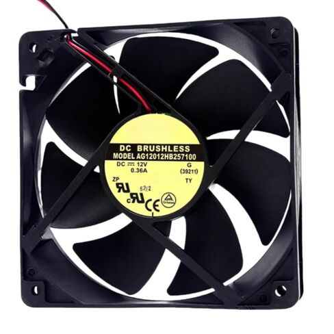 AG12012HB257100 مروحة 12 سم لـ 12V 0.36A 12025 120X120X25MM 2-Wire Cooling Fan in Saudi Arabia
