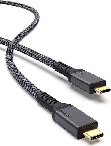 Maxonar [2 Pack 3.3FT] Thunderbolt 4 Cable with 40Gbps Sync, 240W Charging, 8K/5K@60Hz Display for MacBook, SSD, iPhone 17/16/15, Docking, eGPU, Monitor in Saudi Arabia