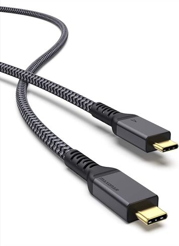 Maxonar [2 Pack 3.3FT] Thunderbolt 4 Cable with 40Gbps Sync, 240W Charging, 8K/5K@60Hz Display for MacBook, SSD, iPhone 17/16/15, Docking, eGPU, Monitor in Saudi Arabia