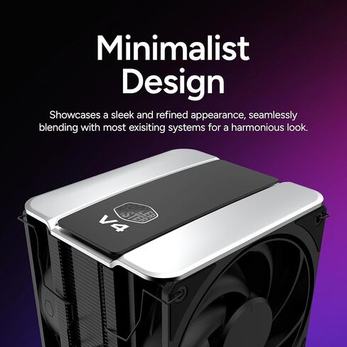 مبرد هواء وحدة المعالجة المركزية Cooler Master Hyper 212 3DHP ARGB، تقنية أنابيب الحرارة 3DHP، مروحة Mobius 120 PWM، aRGB قابلة للتخصيص بالكامل، تشغيل هادئ، سهل التركيب، AMD Ryzen 7 AM5|4، Intel Ultra 7 LGA 1851|1700 in Kuwait