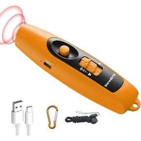 StarWorld Rechargeable Bear Horn - 120dB Electronic Air Horn for Bears with 4 Volume Levels & 3 Tones, Audible 0.5 Miles, LED Safety Light for Hiking, Camping, Wildlife Defense (red) in Saudi Arabia