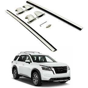 2PCS Silver Roof Bars Cross Bar Fits for 2022 2023 Nissan Pathfinder Roof Carrier Rails Cargo Bars in Saudi Arabia