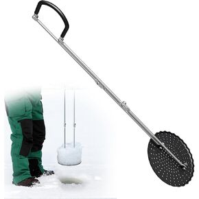 Foldable Ice Fishing Skimmer - Aluminum Ice Fishing Scoop Skimmer for 8" Hole, Ice Fishing Gear, Ice Fishing Accessories in Saudi Arabia