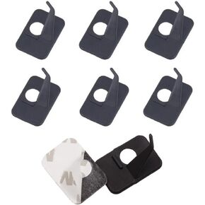 6pcs Plastic Arrow Rest Black Recurve Bow Arrow Rest Adhesive Back Hunting Shooting Targeting Accessory for Right or Left Hand in Saudi Arabia