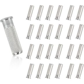 SPG Aluminum .244 Arrow Inserts for Carbon Arrows, 6.2mm Arrow Inserts for Srew-in 100 Grain Field Points Arrow Tips Archery Bow Hunting Accessories in Kuwait