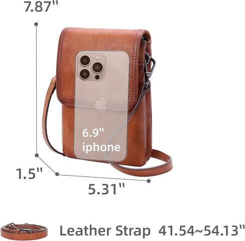 أكياس Iswee Leather Crossbody للنساء RFID حظر محفظة الهاتف الخلوي الصغيرة المضادة للسرقة مع فتحات البطاقة in Kuwait