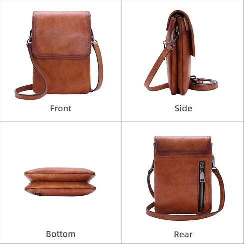 أكياس Iswee Leather Crossbody للنساء RFID حظر محفظة الهاتف الخلوي الصغيرة المضادة للسرقة مع فتحات البطاقة in Kuwait