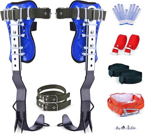 Climbing Equipment. Tree - Climbing Kits. Anti - Slip Climbing Tools with footboards. —— Forestry Operation Equipment Suitable for Rock Climbing, Tree Trimming, Hunting, and Fruit Picking. in Saudi Arabia