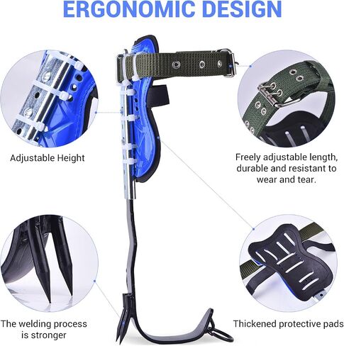 Climbing Equipment. Tree - Climbing Kits. Anti - Slip Climbing Tools with footboards. —— Forestry Operation Equipment Suitable for Rock Climbing, Tree Trimming, Hunting, and Fruit Picking. in Saudi Arabia