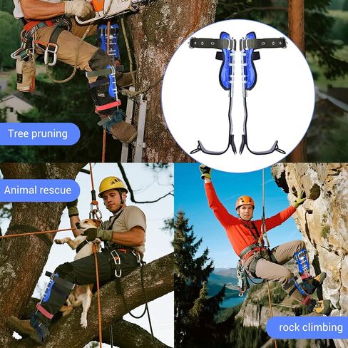 Climbing Equipment. Tree - Climbing Kits. Anti - Slip Climbing Tools with footboards. —— Forestry Operation Equipment Suitable for Rock Climbing, Tree Trimming, Hunting, and Fruit Picking. in Saudi Arabia