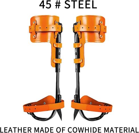 Tree Climbing Gear, Tree Climbing Spikes， with Adjustable Climbing Straps and Steel Core Flip Line Arborist Equipment for Climbers, Hunting, Fruit Picking Tree Climbing Equipment in Saudi Arabia
