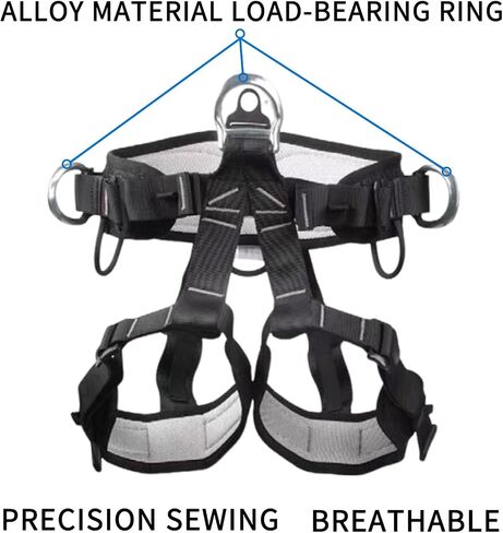 Tree Climbing Gear, Tree Climbing Spikes， with Adjustable Climbing Straps and Steel Core Flip Line Arborist Equipment for Climbers, Hunting, Fruit Picking Tree Climbing Equipment in Saudi Arabia