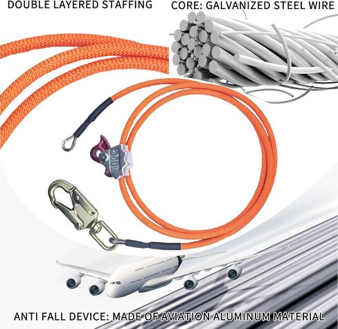 Tree Climbing Gear, Tree Climbing Spikes， with Adjustable Climbing Straps and Steel Core Flip Line Arborist Equipment for Climbers, Hunting, Fruit Picking Tree Climbing Equipment in Saudi Arabia
