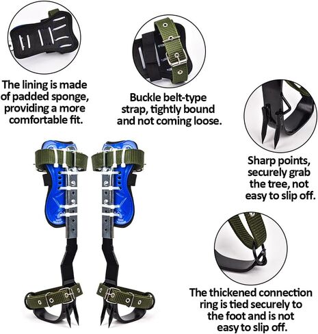 Tree Climbing Spikes,Tree Climbing Gear for Tree Climbing Outdoor Climbing,Tree Work, Hunting of Tree Climbing Kit in Saudi Arabia