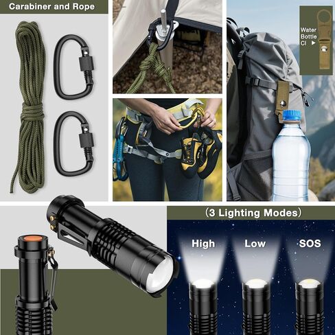 Survival Kits, Hiking and Camping Essentials, Emergency Survival Gear, Gifts for Men, Gifts for Dad, Husband, Teenagers, Cool Fishing and Hunting Gadgets, Christmas and Birthday Gifts in Saudi Arabia