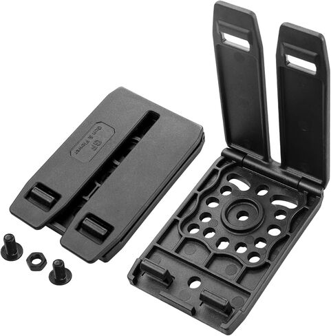 GUN & FLOWER Molle Adapter - 3-inch Tactical Attachments for Vest, Belt, Gun Holsters, Taser, Backpack - Heavy Duty Molle Clips Accessories with Mounting Screws Kit (1/2/4-Pack) in Saudi Arabia