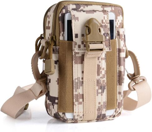 Tactical Molle Pouch - Outdoor Sports Waist Bag, Hiking Multi-Purpose Phone Pouch, Durable & Water-Resistant for Camping, Cycling, Travel in Saudi Arabia