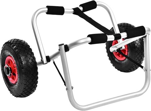 CHICIRIS CorrosionResistant Aluminium Alloy Kayak Canoe Wheel Dolly Transport Trolley, Wearable Kayak Accessory for Canoe and Enthusiasts in Saudi Arabia