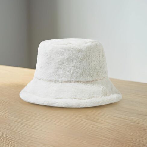 Women Solid Color Versatile Fashion Warm Thick Fisherman Hat Lamb Wool in Saudi Arabia