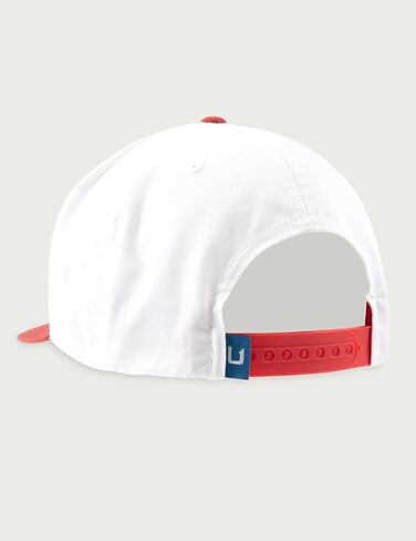 HUK Men's Flat Bill Hat, 6-Panel Adjustable Snapback Fishing Cap in Saudi Arabia